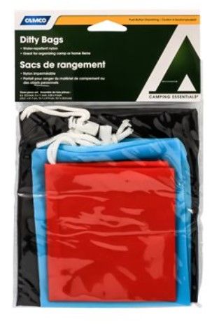 Ditty Bags, Nylon 3 pack